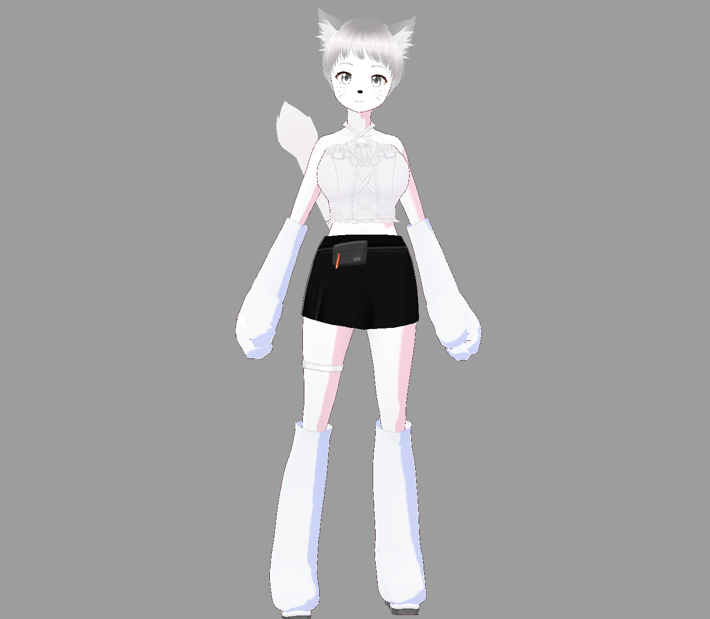 Furry vtuber model base for Vtuber, VRChat and Twicth
