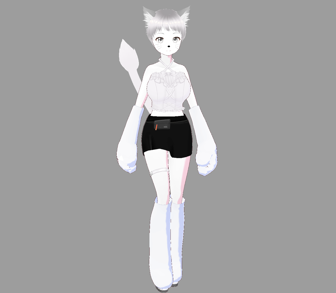 Furry vtuber model base for Vtuber, VRChat and Twicth