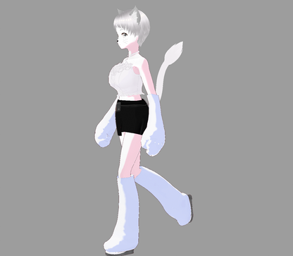 Furry vtuber model base for Vtuber, VRChat and Twicth